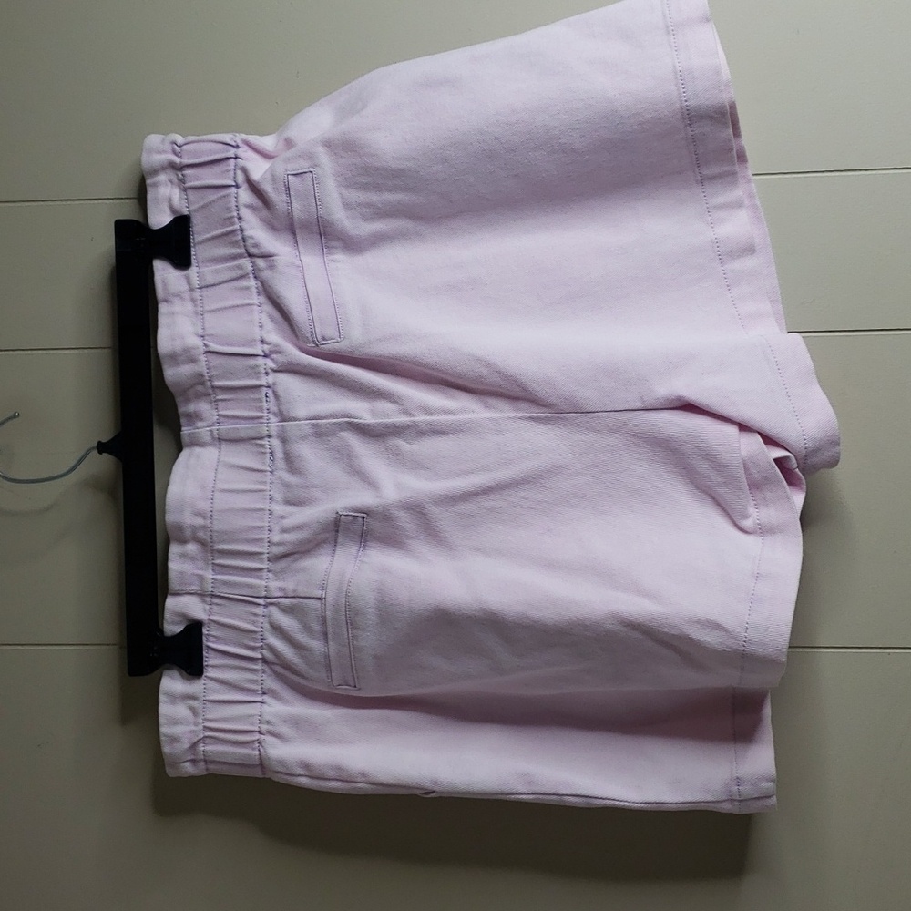 Skies of Blue Paperbag Denim Shorts Large - Picture 6 of 8